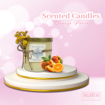 Scented Candles Orange Peach