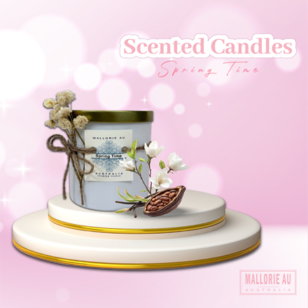 Scented Candles Spring Time